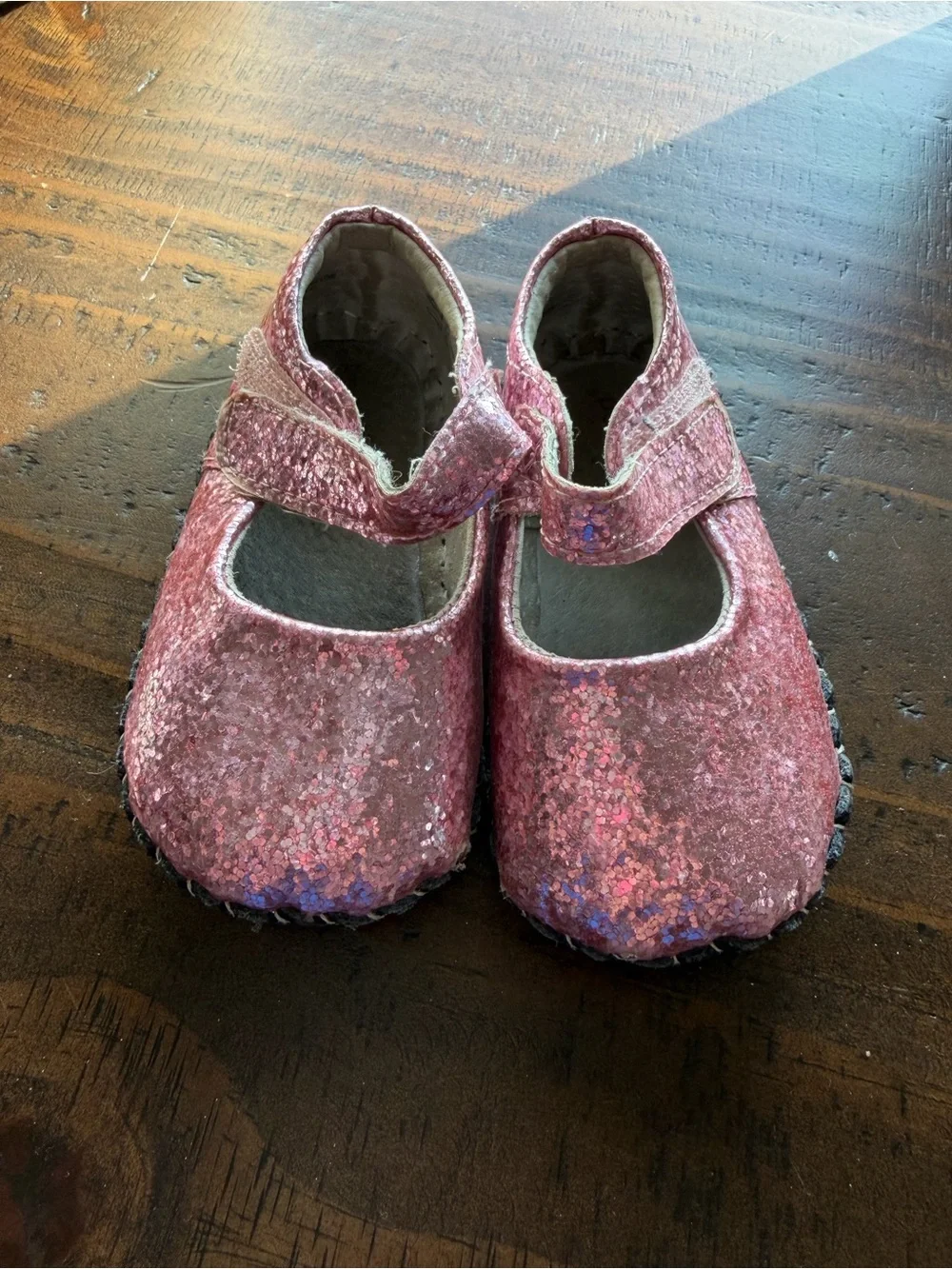 pediped Sparkle Mary Jane Shoes - Pink